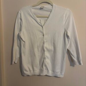 Madison Women's White Cardigan